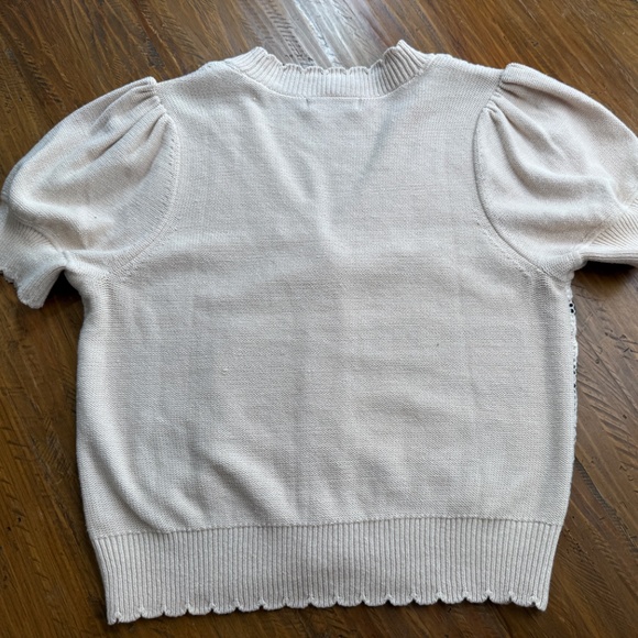 Granny Square Crochet Cardigan Womens M Retro Indie Boho Grandmacore Romantic - Picture 12 of 12